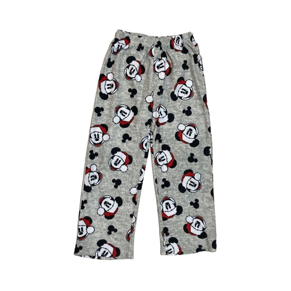 Disney Mickey Mouse Christmas Fleece Pajama Pants - Picture 2 of 4